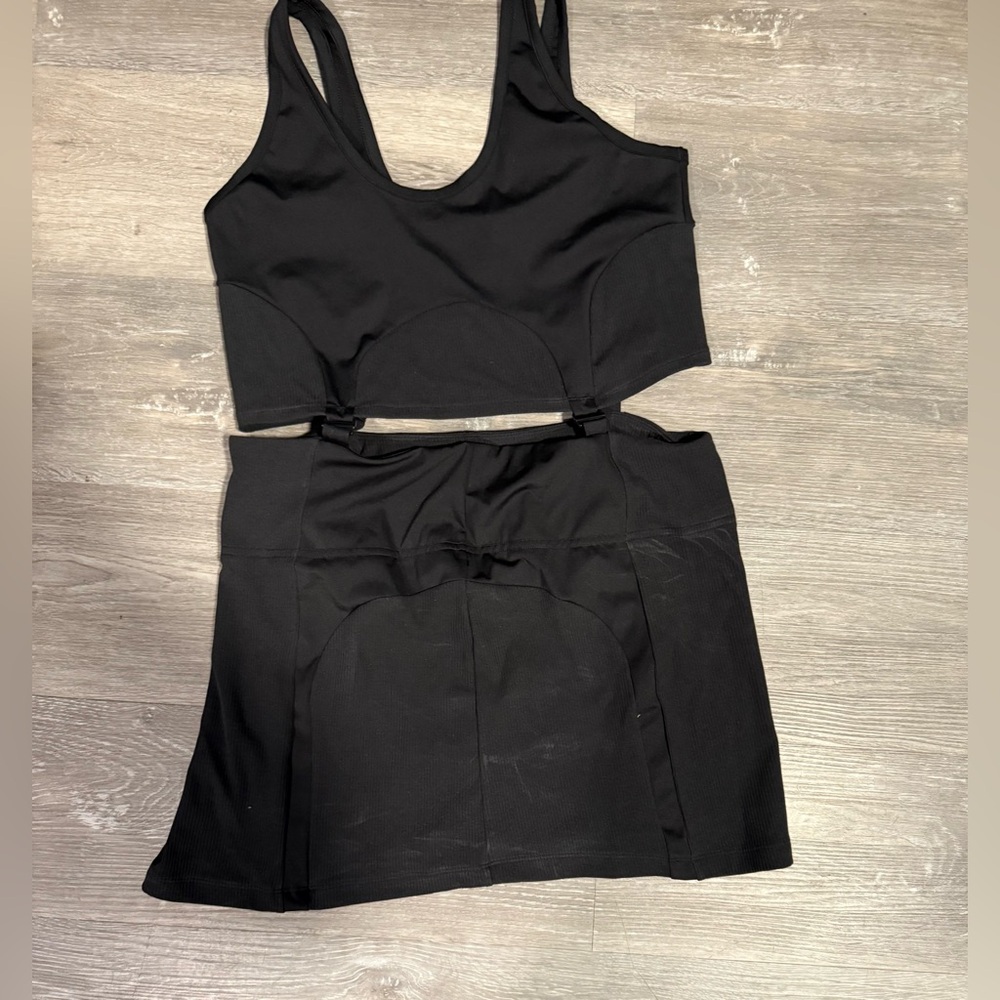 Adidas Jet Black Athletic Top